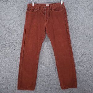 Dockers relaxed fit casual thick corduroy pants mens size 32x30